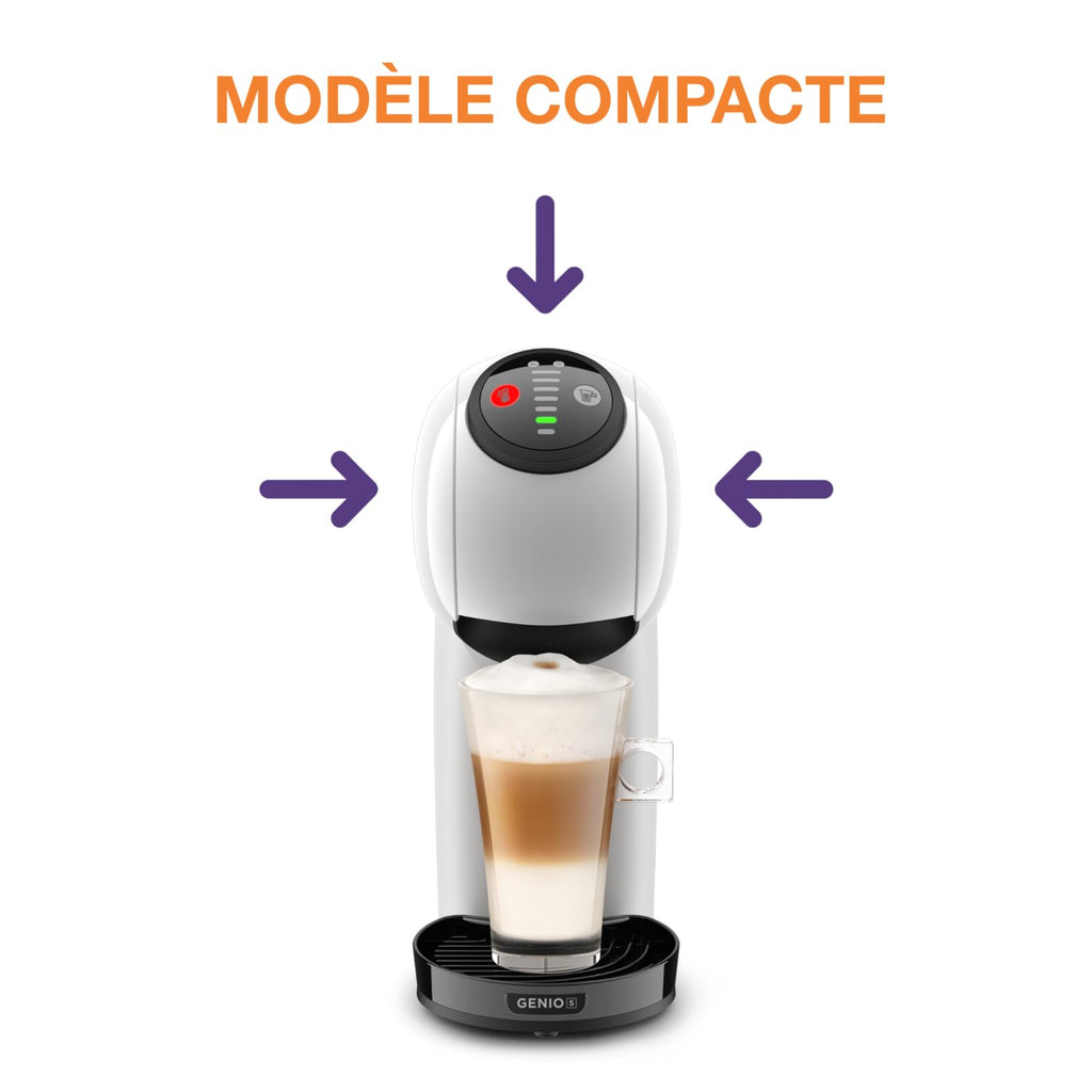 Machine à café à capsules Genio S Blanche KP243110 – Fonction XL