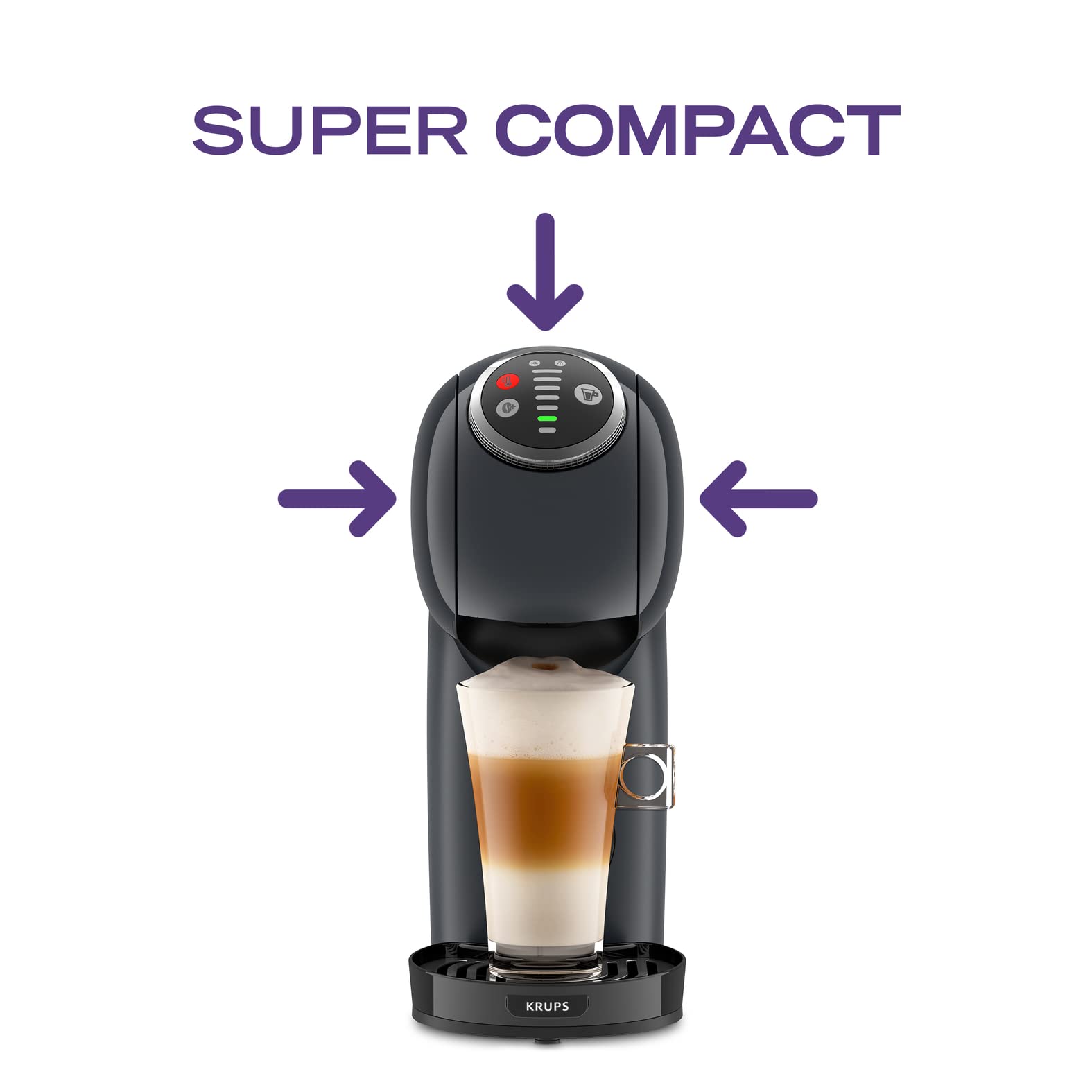 Machine à café à capsules Genio S Plus Gris KP340B10 – Températures Réglables