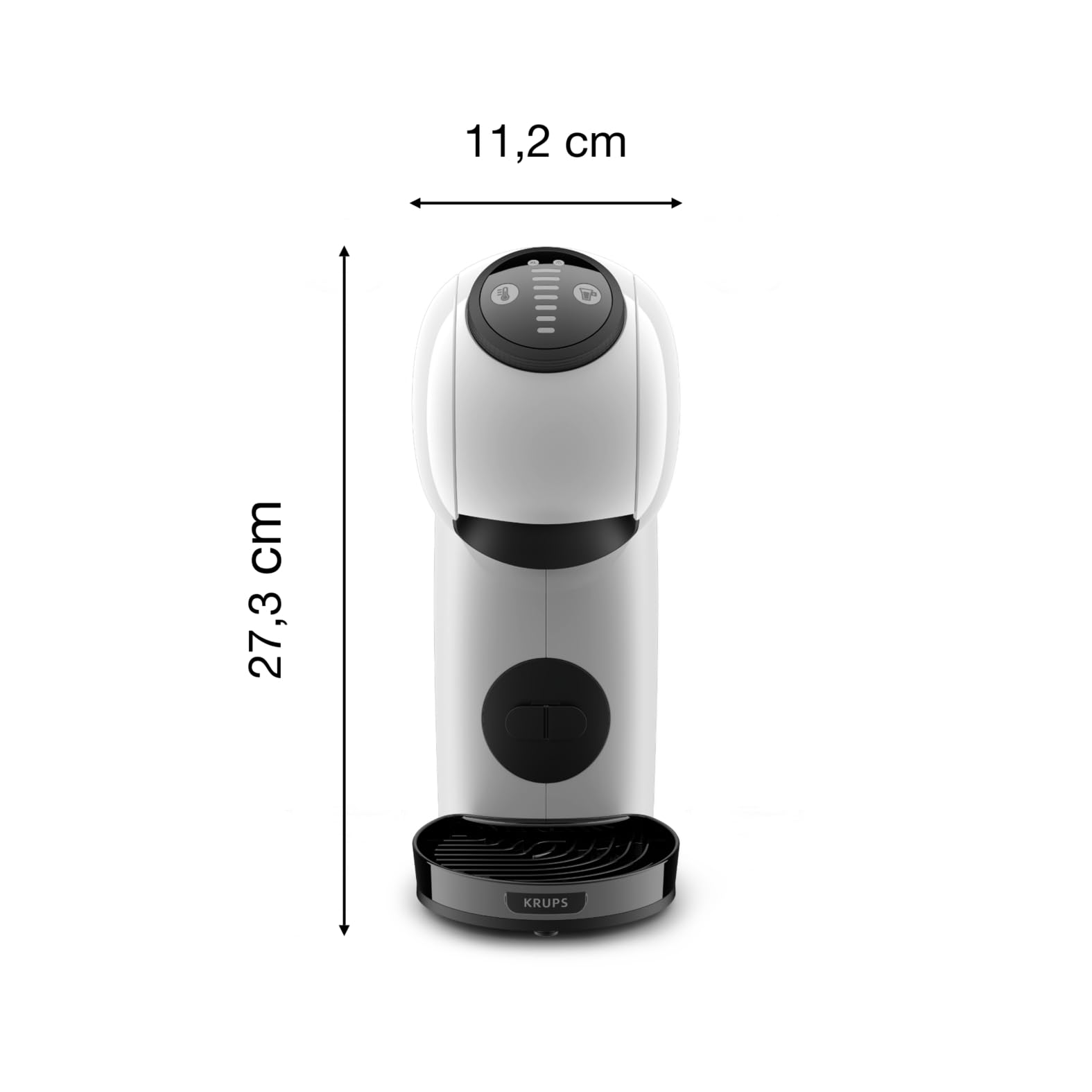 Machine à expresso à capsules Genio S Blanc – Automatique, Fonction XL