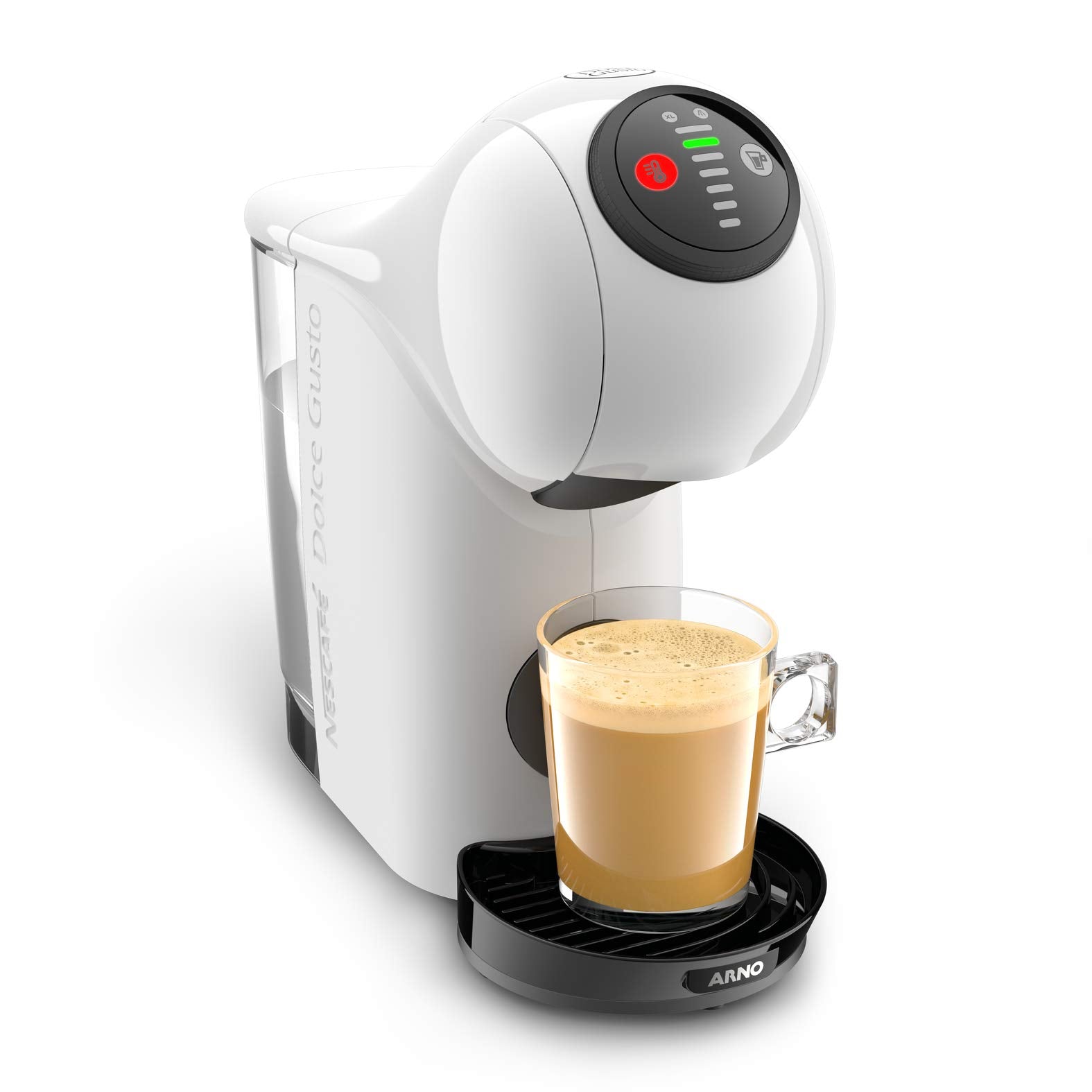 Machine à café à capsules Genio S Blanc KP240110 – Fonction XL Intuitive