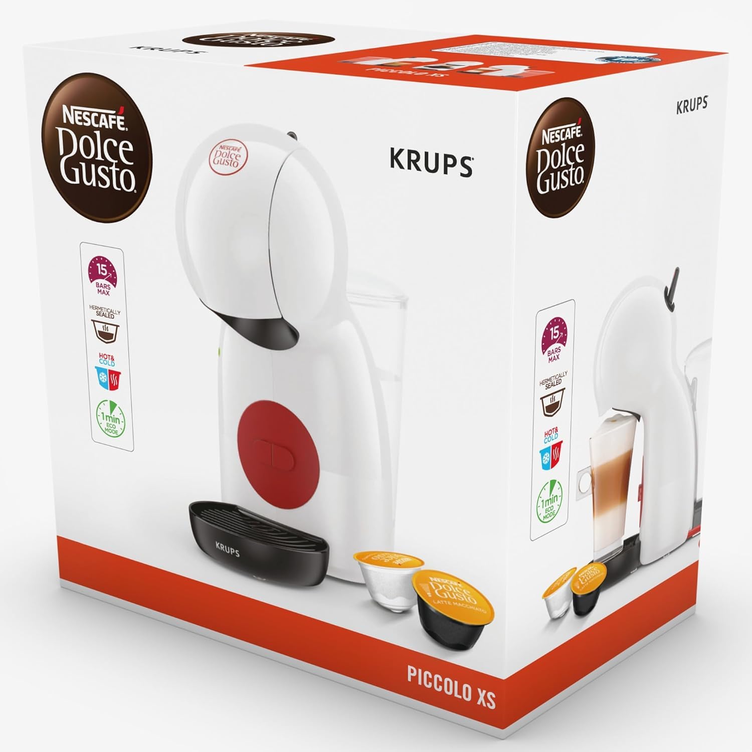 Machine à café à capsules Piccolo XS Taupe KP1A3A – Ultra Compacte