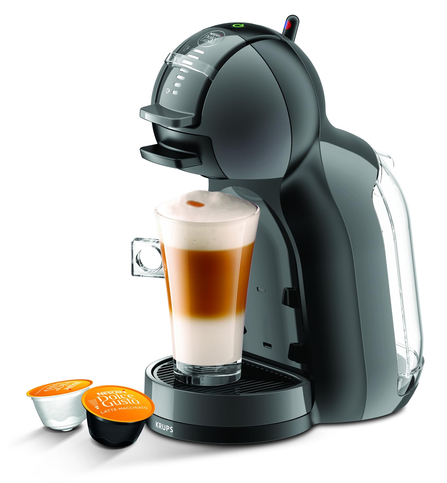 Machine à café à capsules Mini Me Noir/Anthracite KP123810 – 15 Bars