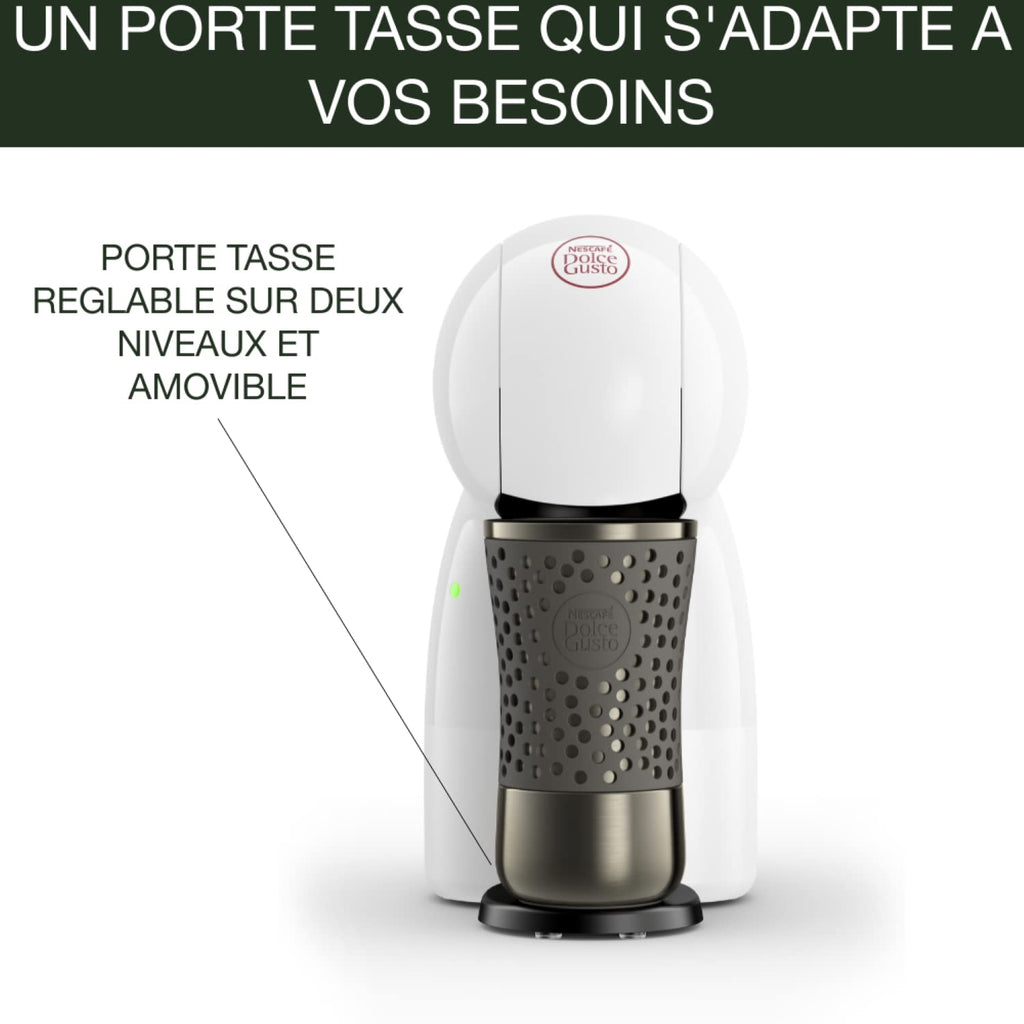 Machine à café à capsules Piccolo XS Blanc/Rouge KP1A3110 – 15 Bars