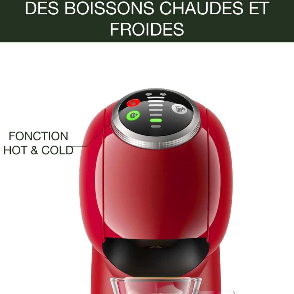 Machine à café à capsules Genio S Plus Rouge KP340510 – Programmable