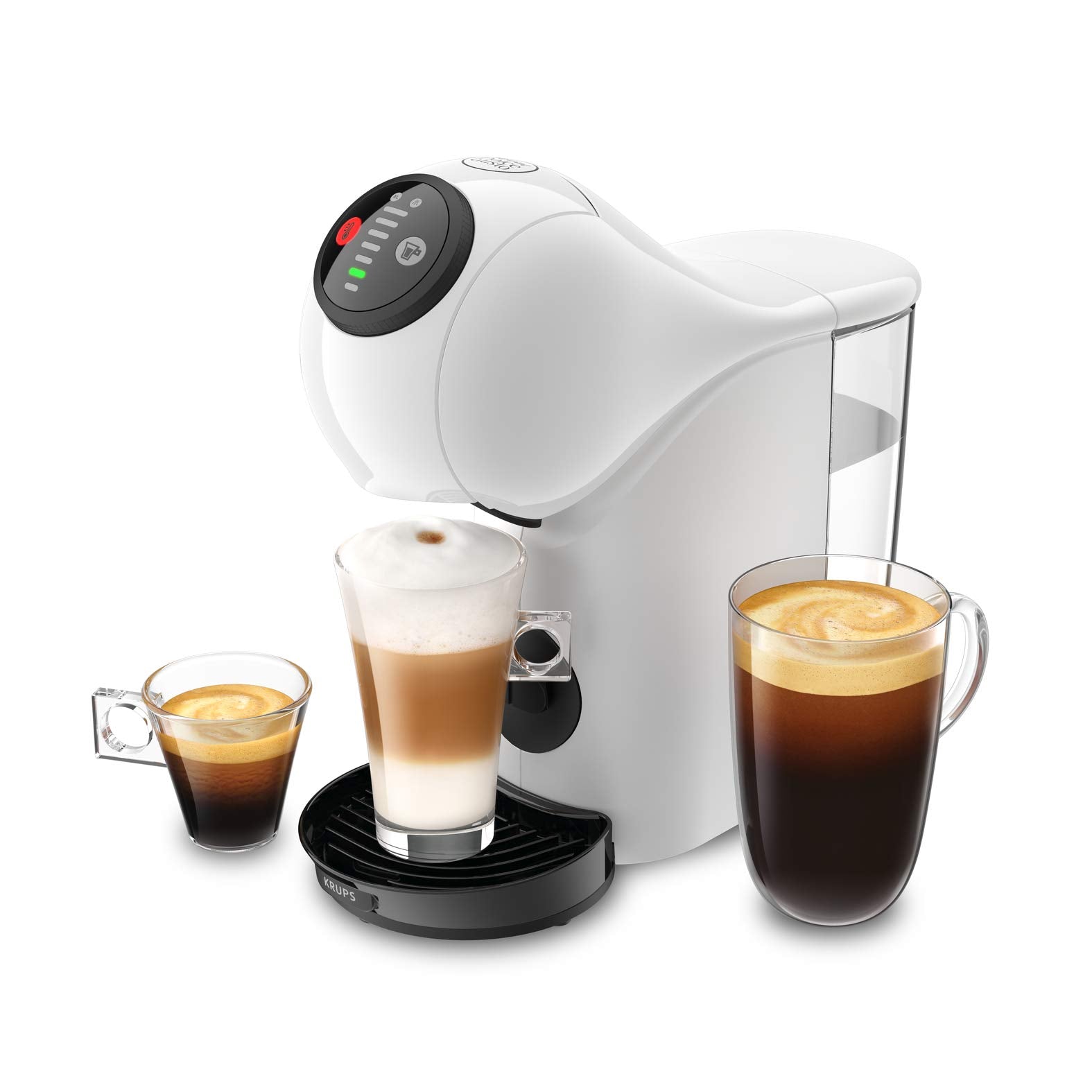 Machine à expresso à capsules Genio S Blanc – Automatique, Fonction XL