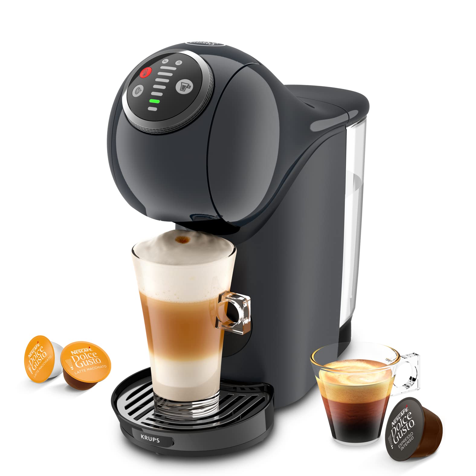 Machine à café à capsules Genio S Plus Gris KP340B10 – Températures Réglables