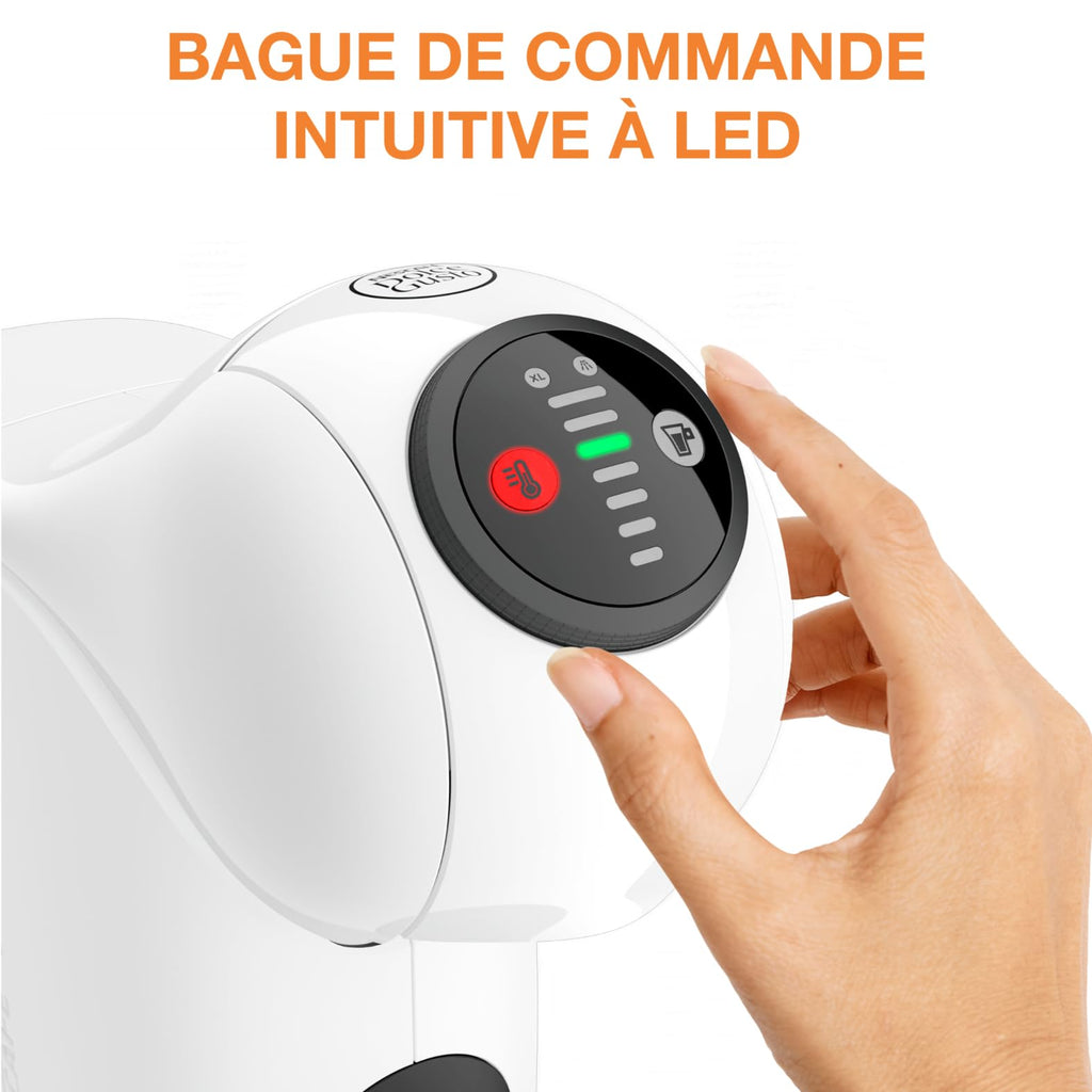 Machine à café à capsules Genio S Blanche KP243110 – Fonction XL