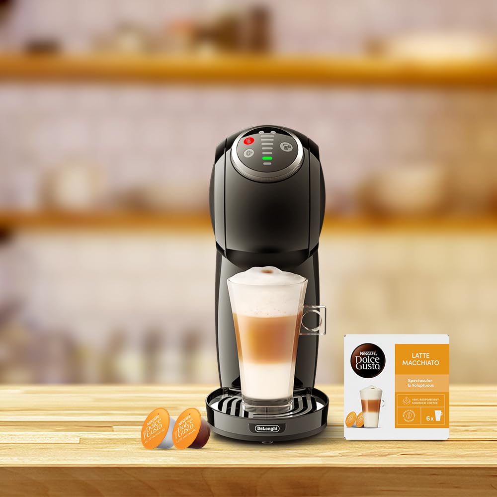 Machine à expresso semi-automatique Genio Plus Noir – 0,8 L