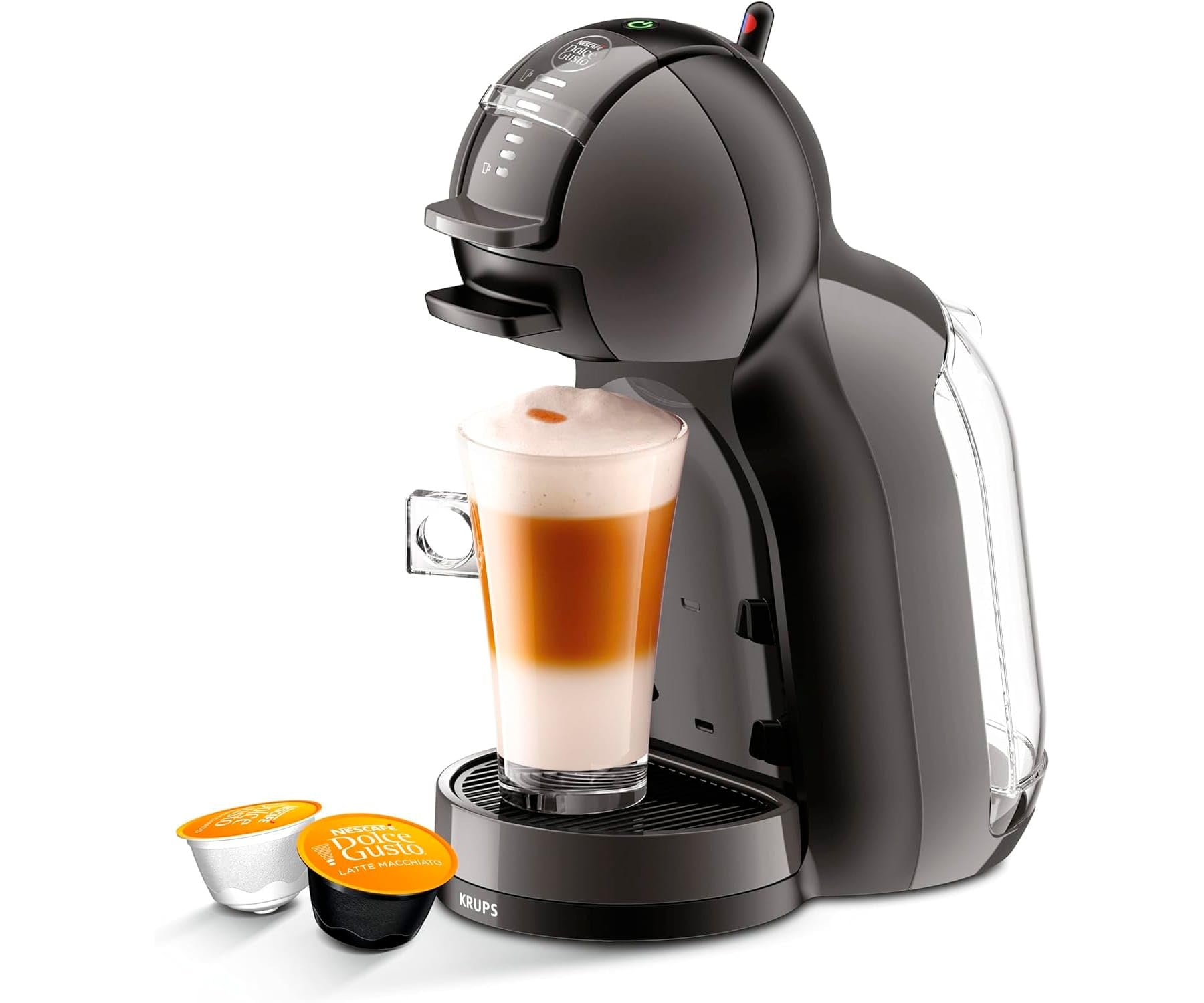 Cafetière à capsules Mini Me Noire KP1238AS – 15 Bars, Thermoblock