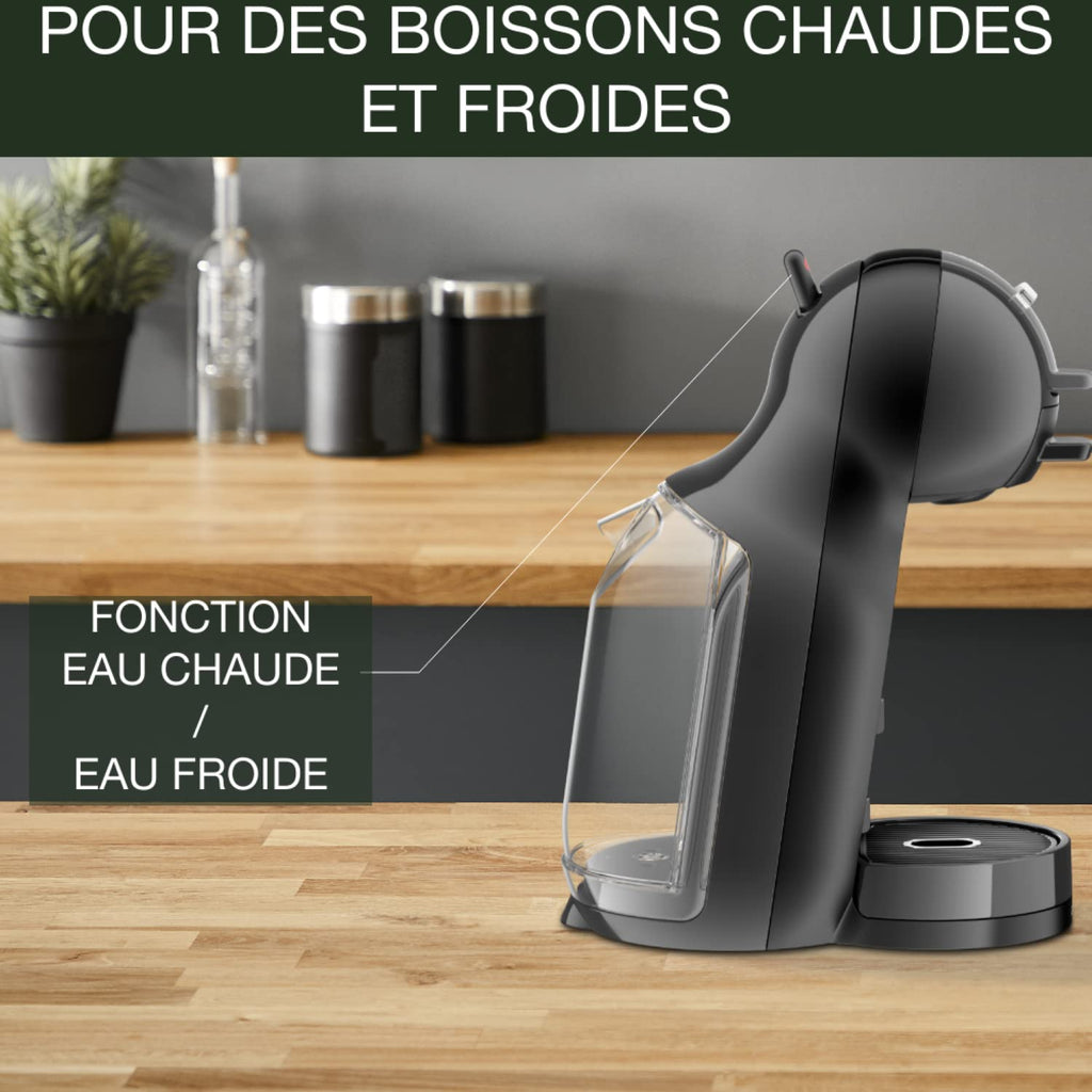 Machine à café à capsules Mini Me Noir/Gris YY1500FD – Qualité Pro