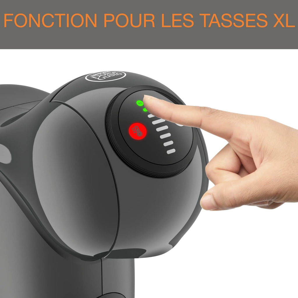 Machine à café à capsules Genio S Anthracite KP243B10 – Taille XL Réglable