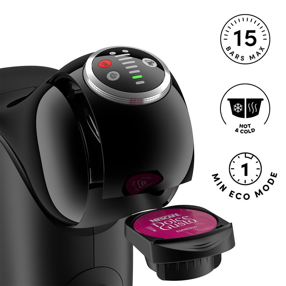 Machine à expresso semi-automatique Genio Plus Noir – 0,8 L