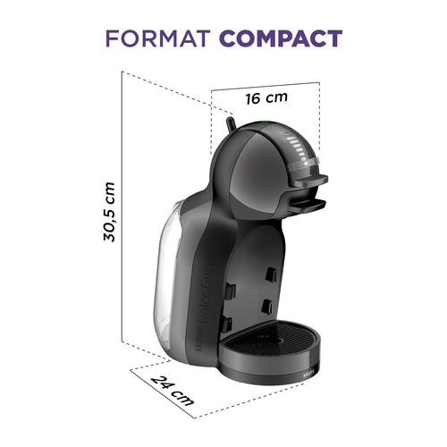 Cafetière à capsules Mini Me Noire KP1238AS – 15 Bars, Thermoblock