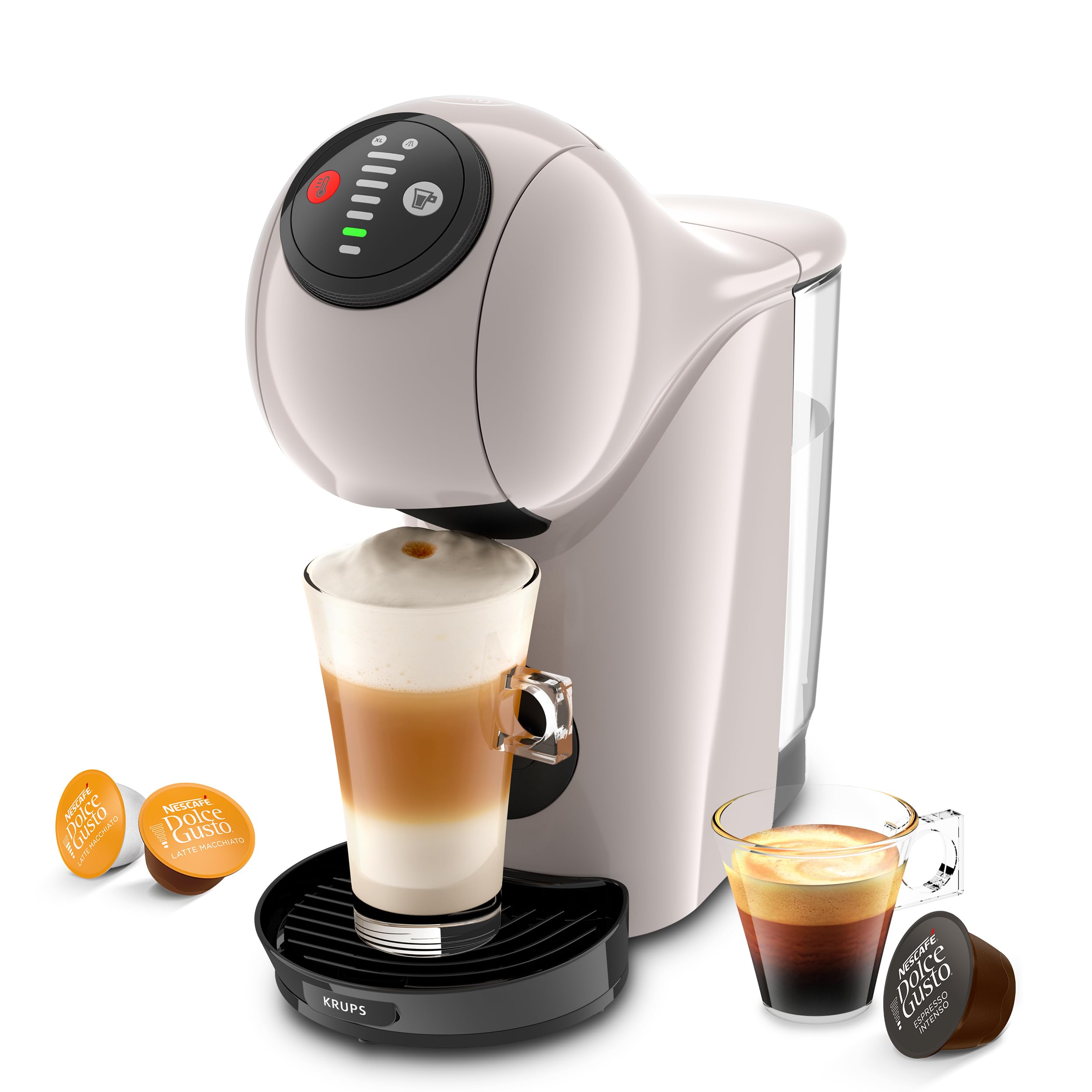 Machine à café à capsules Genio S Taupe KP243A – Fonction XL Réglable