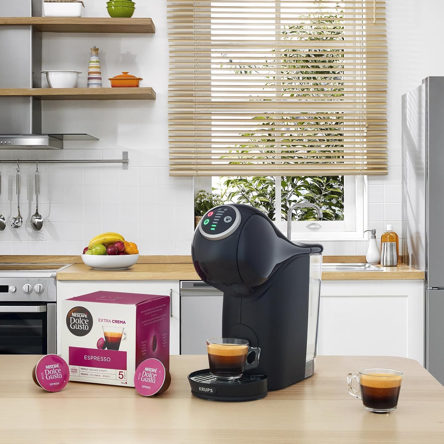 Machine à café à capsules Mini Me Grise – Boissons Chaudes et Froides