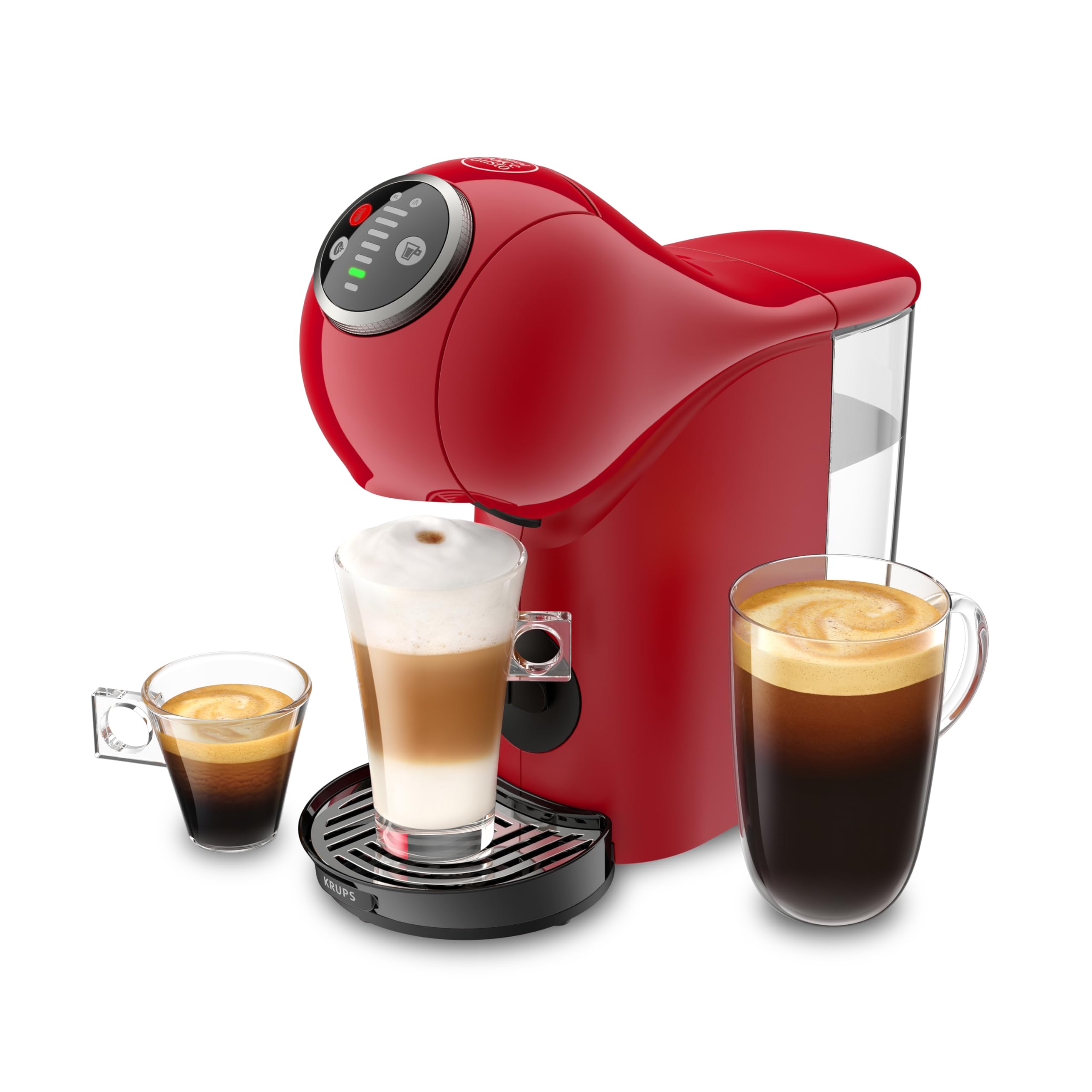Machine à café à capsules Genio S Plus Rouge KP340510 – Programmable